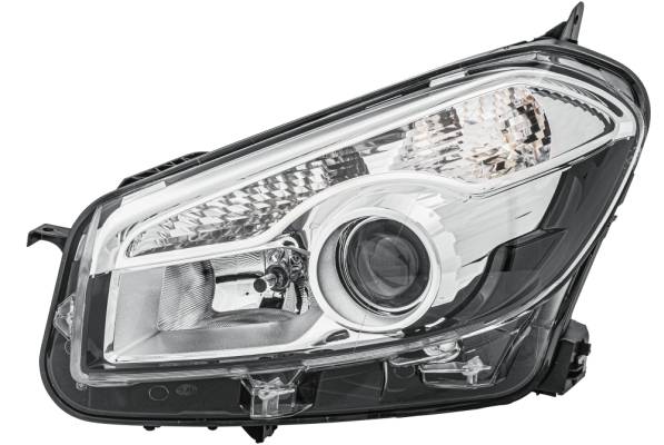 HELLA 1EL 010 335-051 DE/Halogen-Hauptscheinwerfer - links - für u.a. Nissan (Dfac) Qashqai (J10)