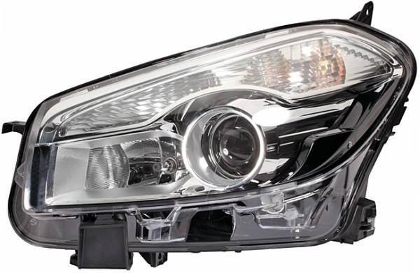 HELLA 1EL 010 335-061 DE/Halogen-Hauptscheinwerfer - rechts - für u.a. Nissan (Dfac) Qashqai (J10)