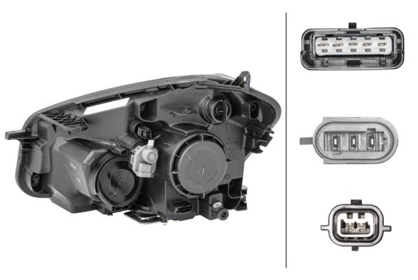 HELLA 1EL 010 335-261 Xenon-Hauptscheinwerfer - rechts - für u.a. Nissan (Dfac) Qashqai (J10)