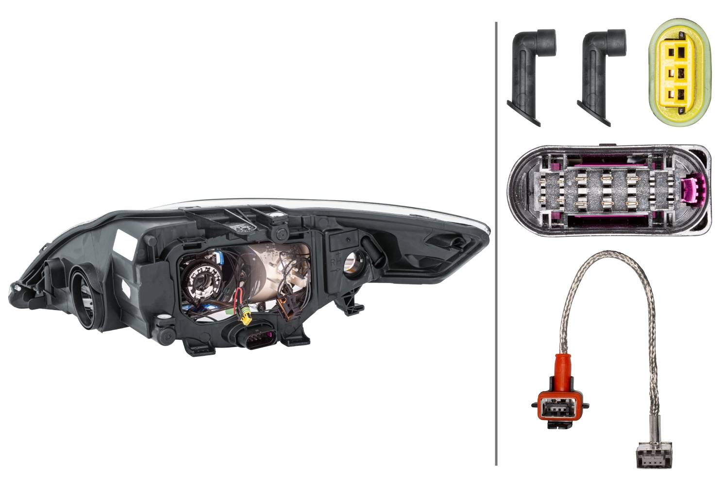 HELLA 1EL 010 541-101 Bi-Xenon-Hauptscheinwerfer - rechts - für u.a. Ford Mondeo IV Turnier (Ba7)