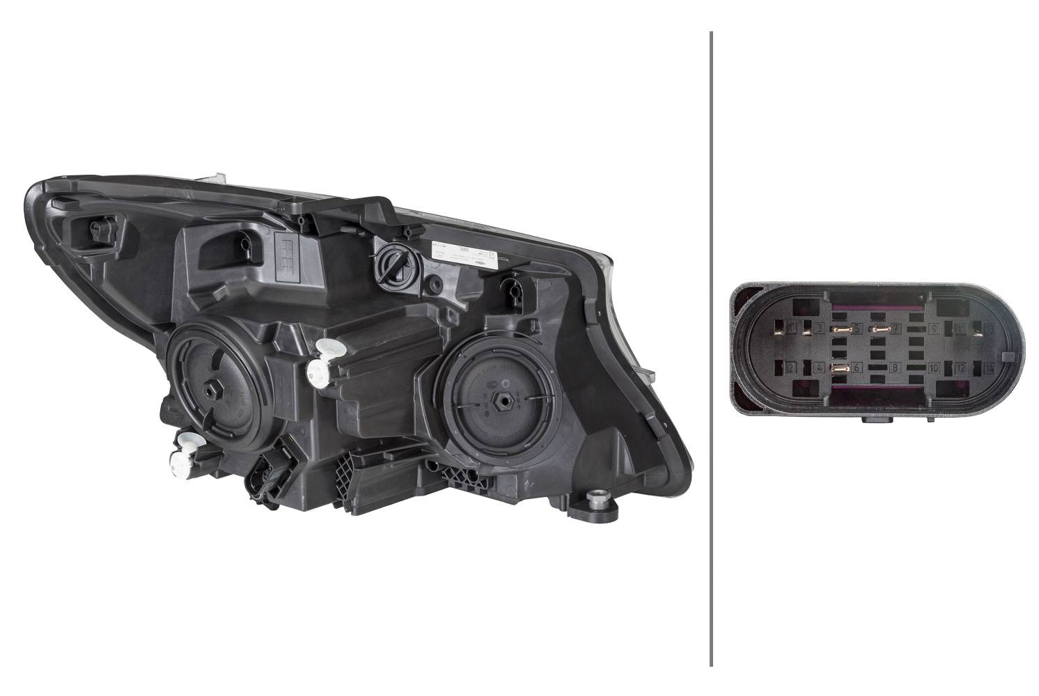 HELLA 1EL 011 284-851 FF/Halogen-Hauptscheinwerfer - links - für u.a. MB V-Class (W447)