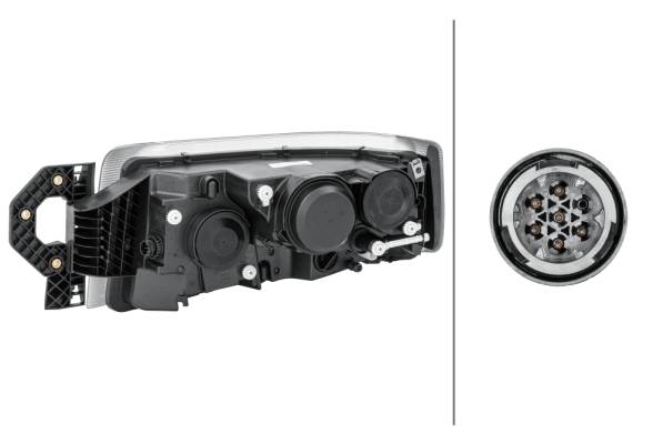 HELLA 1EL 011 899-301 DE/Halogen-Hauptscheinwerfer - rechts - für u.a. Renault Trucks Premium II Dis