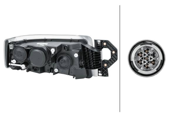 HELLA 1EL 011 899-371 Halogen-Hauptscheinwerfer - links - für u.a. Renault Trucks Premium II Route