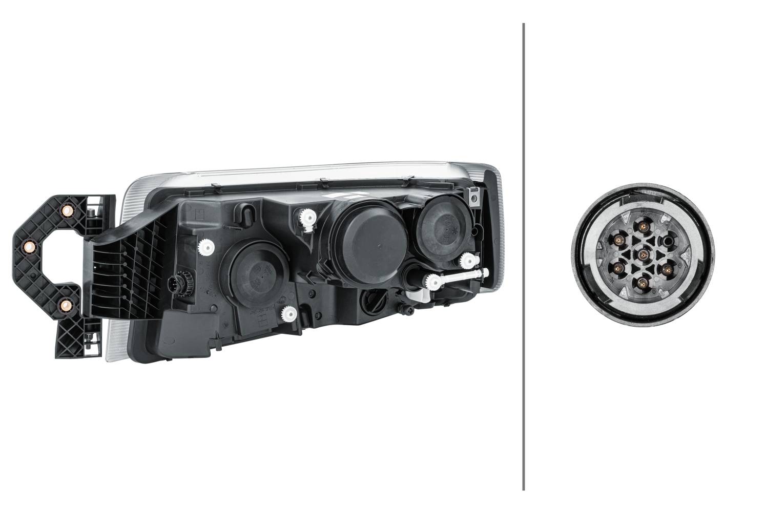 HELLA 1EL 011 899-381 Halogen-Hauptscheinwerfer - rechts - für u.a. Renault Trucks Premium II Route