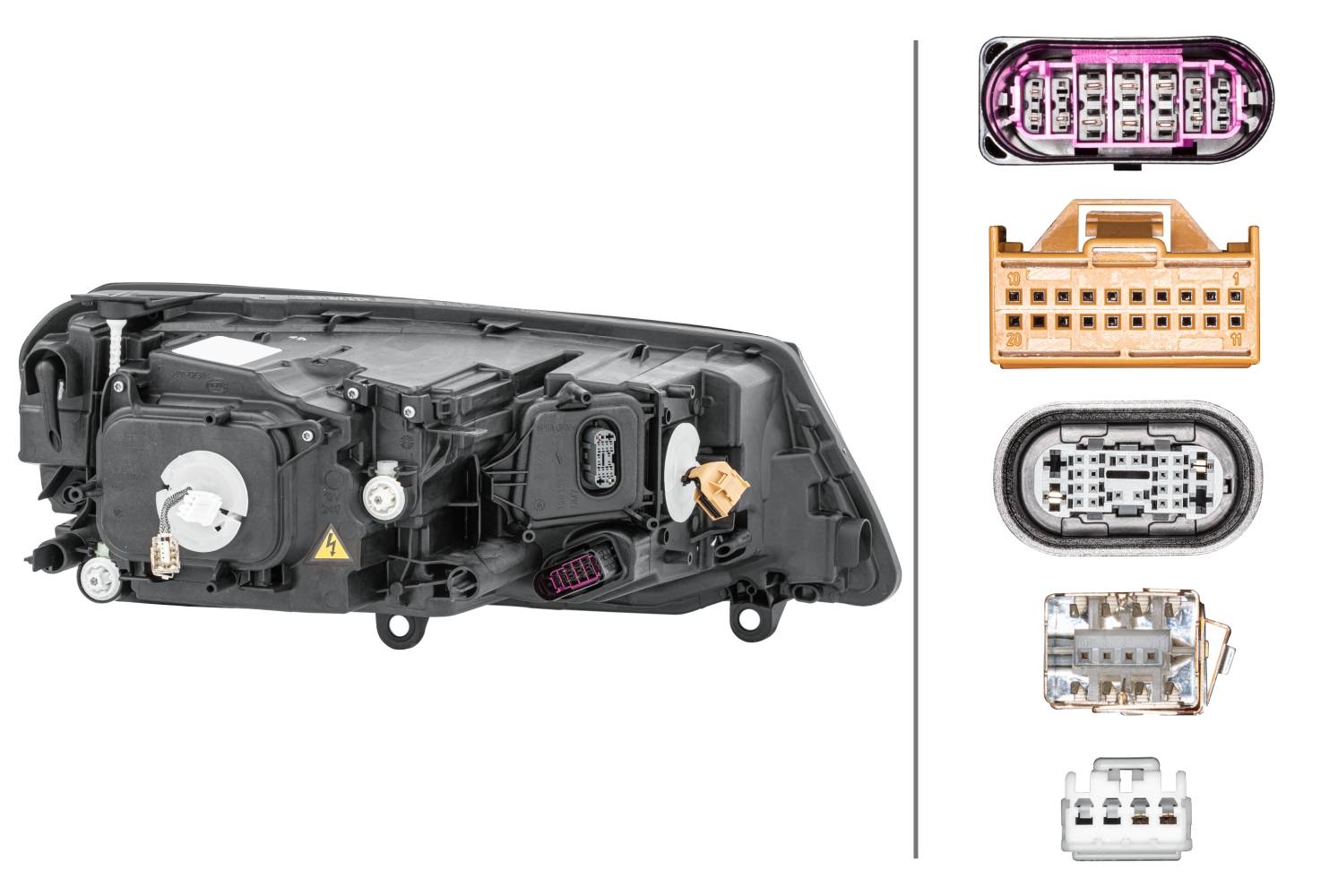 HELLA 1EL 011 937-411 Bi-Xenon/DE/LED-Hauptscheinwerfer - links - für u.a. VW Touareg (7P5, 7P6)