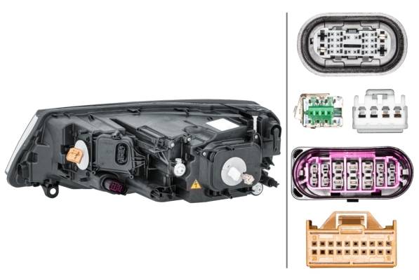 HELLA 1EL 011 937-421 Bi-Xenon/DE/LED-Hauptscheinwerfer - rechts - für u.a. VW Touareg (7P5, 7P6)