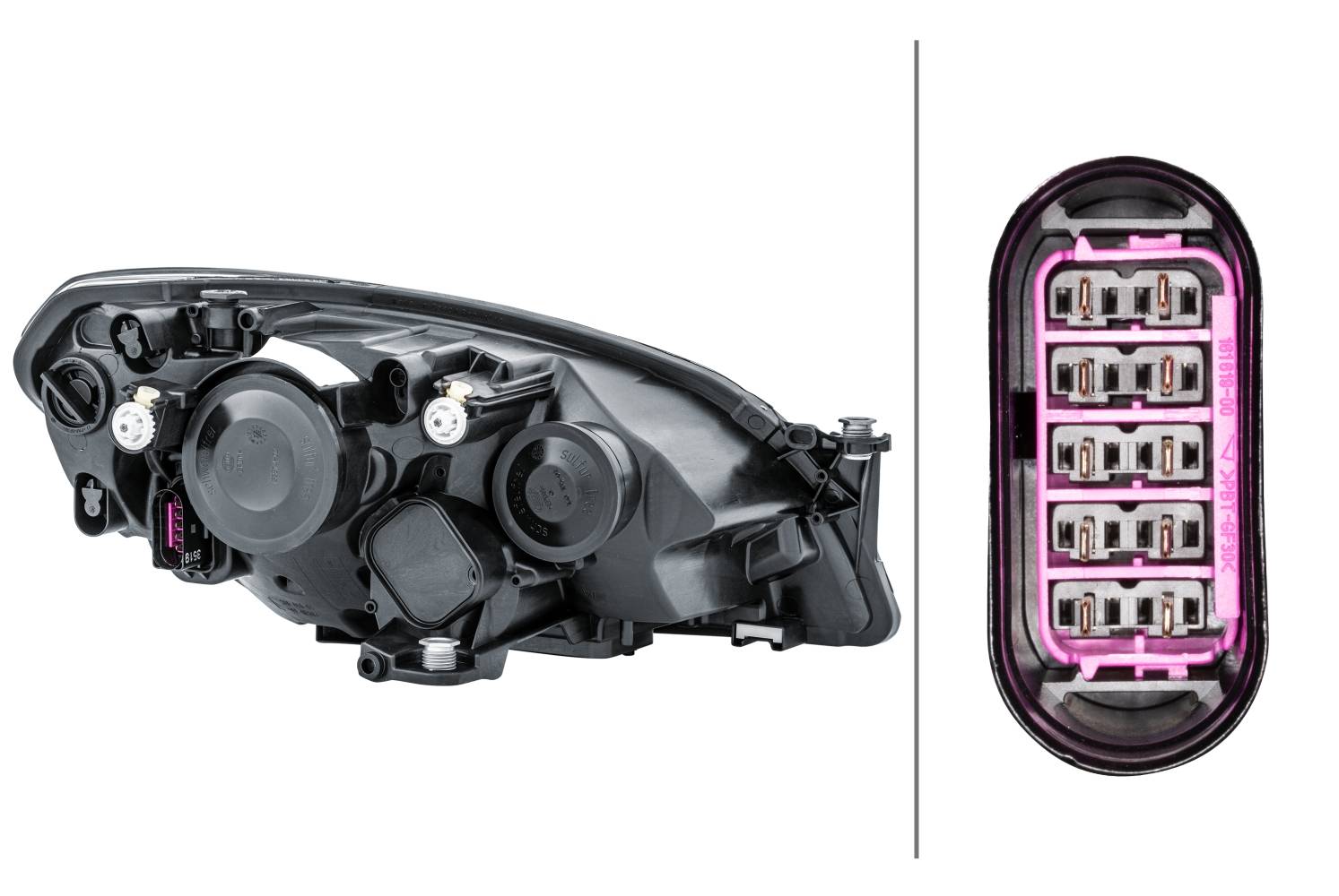 HELLA 1EL 012 643-011 Halogen-Hauptscheinwerfer - links - für u.a. Skoda Citigo