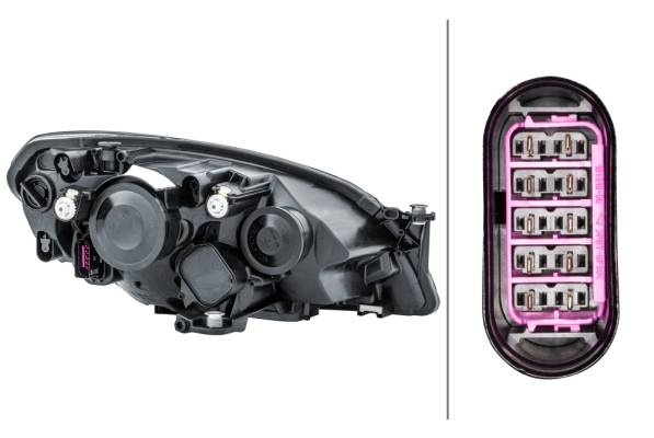HELLA 1EL 012 643-011 Halogen-Hauptscheinwerfer - links - für u.a. Skoda Citigo