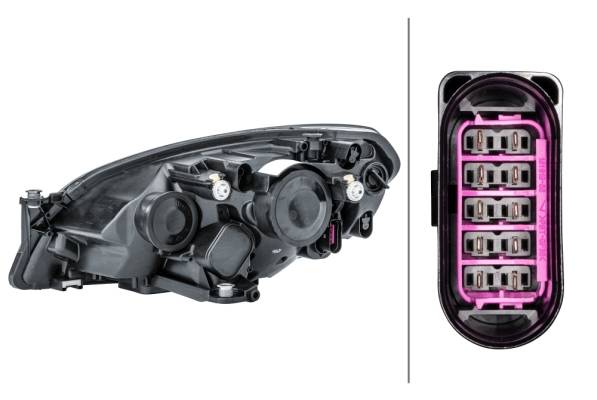 HELLA 1EL 012 643-021 Halogen-Hauptscheinwerfer - rechts - für u.a. Skoda Citigo