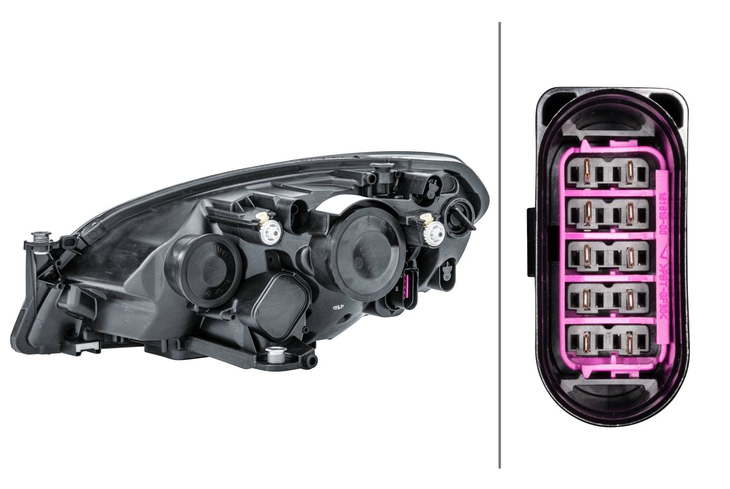 HELLA 1EL 012 643-021 Halogen-Hauptscheinwerfer - rechts - für u.a. Skoda Citigo