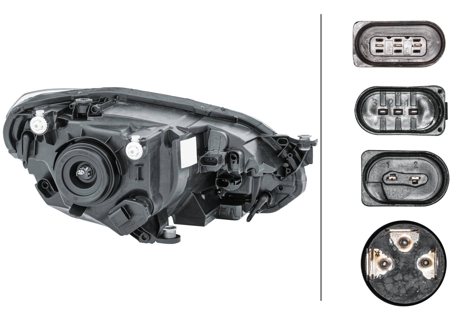 HELLA 1EL 012 644-011 FF/Halogen-Hauptscheinwerfer - links - für u.a. VW Up (121, 122, Bl1, Bl2, Bl3