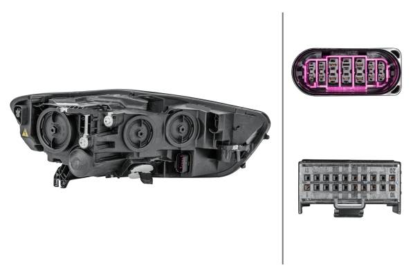 HELLA 1EL 012 976-011 Bi-Xenon/LED-Hauptscheinwerfer - links - für u.a. Audi (Faw) A6L (C7, 4X8, 4Xl