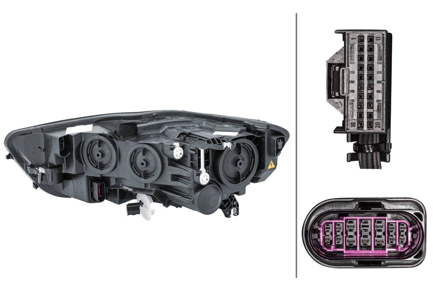 HELLA 1EL 012 976-021 Bi-Xenon/LED-Hauptscheinwerfer - rechts - für u.a. Audi (Faw) A6L (C7, 4X8, 4X