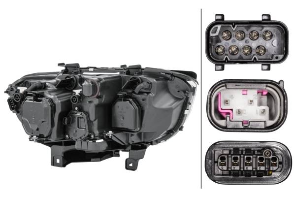 HELLA 1EL 158 083-011 Bi-Xenon/Halogen-Hauptscheinwerfer - links - für u.a. BMW 7 (E65, E66, E67)