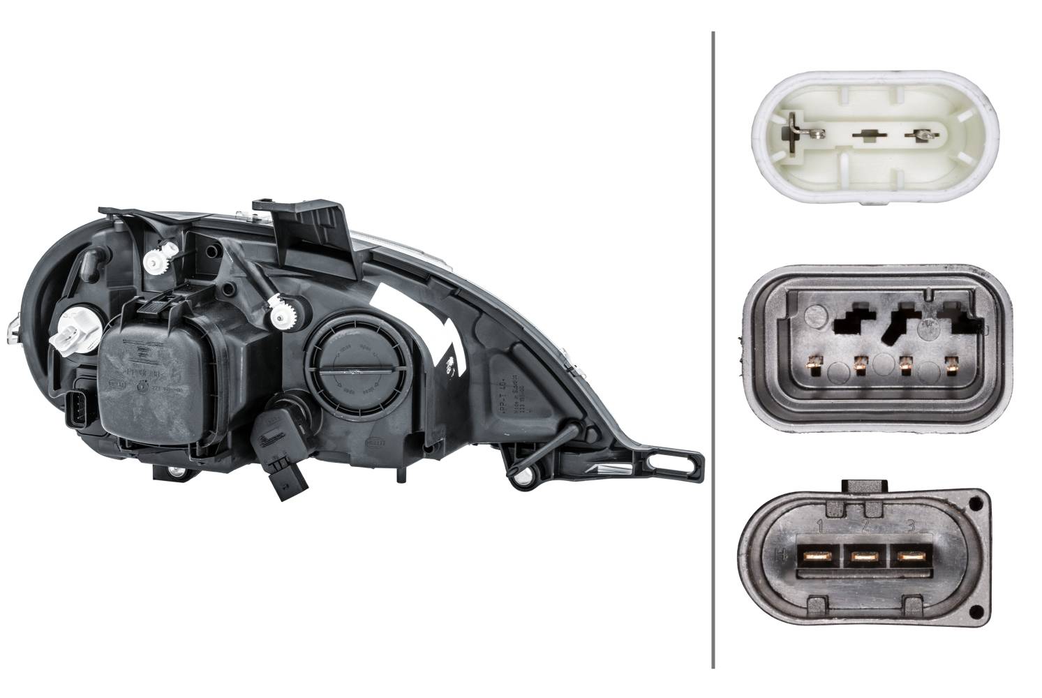 HELLA 1EL 223 151-171 Halogen-Hauptscheinwerfer - links - für u.a. MB M-Class (W163)