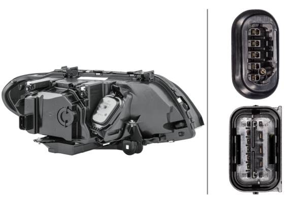 HELLA 1EL 224 485-411 Bi-Xenon/Halogen-Hauptscheinwerfer - links - für u.a. BMW X5 (E53)