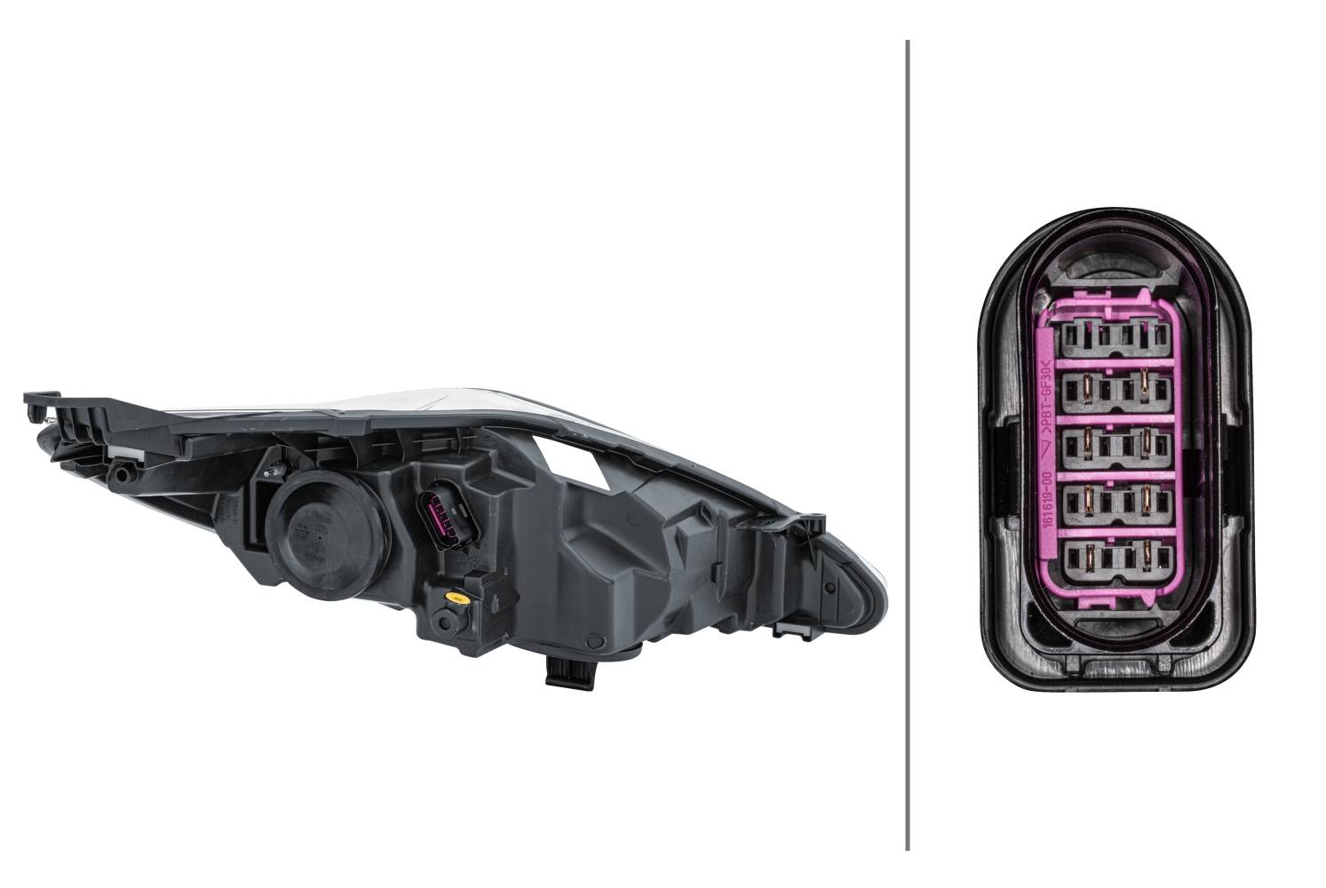 HELLA 1EL 247 045-351 DE/FF/Halogen-Hauptscheinwerfer - links - für u.a. Ford Fiesta VI (Cb1, Ccn)