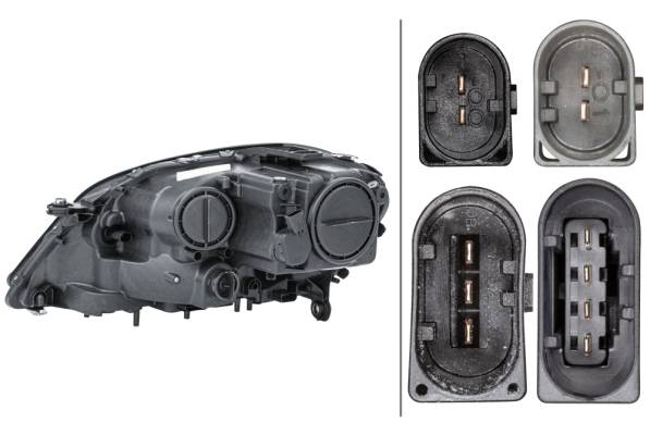HELLA 1EL 263 064-021 DE/FF/Halogen-Hauptscheinwerfer - rechts - für u.a. MB M-Class (W164)