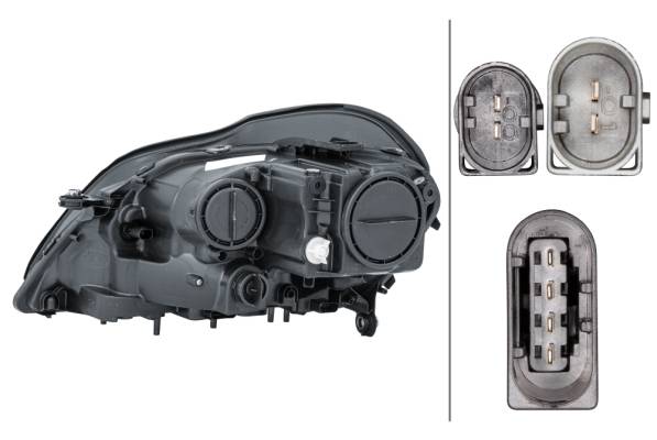 HELLA 1EL 263 400-021 DE/FF/Halogen-Hauptscheinwerfer - rechts - für u.a. MB Gl-Class (X164)