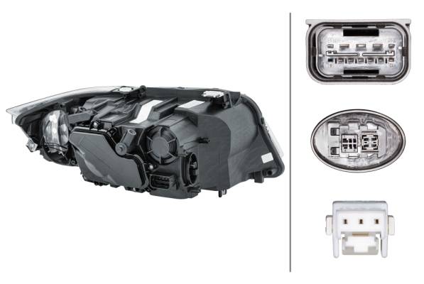 HELLA 1EL 354 691-011 Bi-Xenon/LED-Hauptscheinwerfer - links - für u.a. BMW 3 (E90)