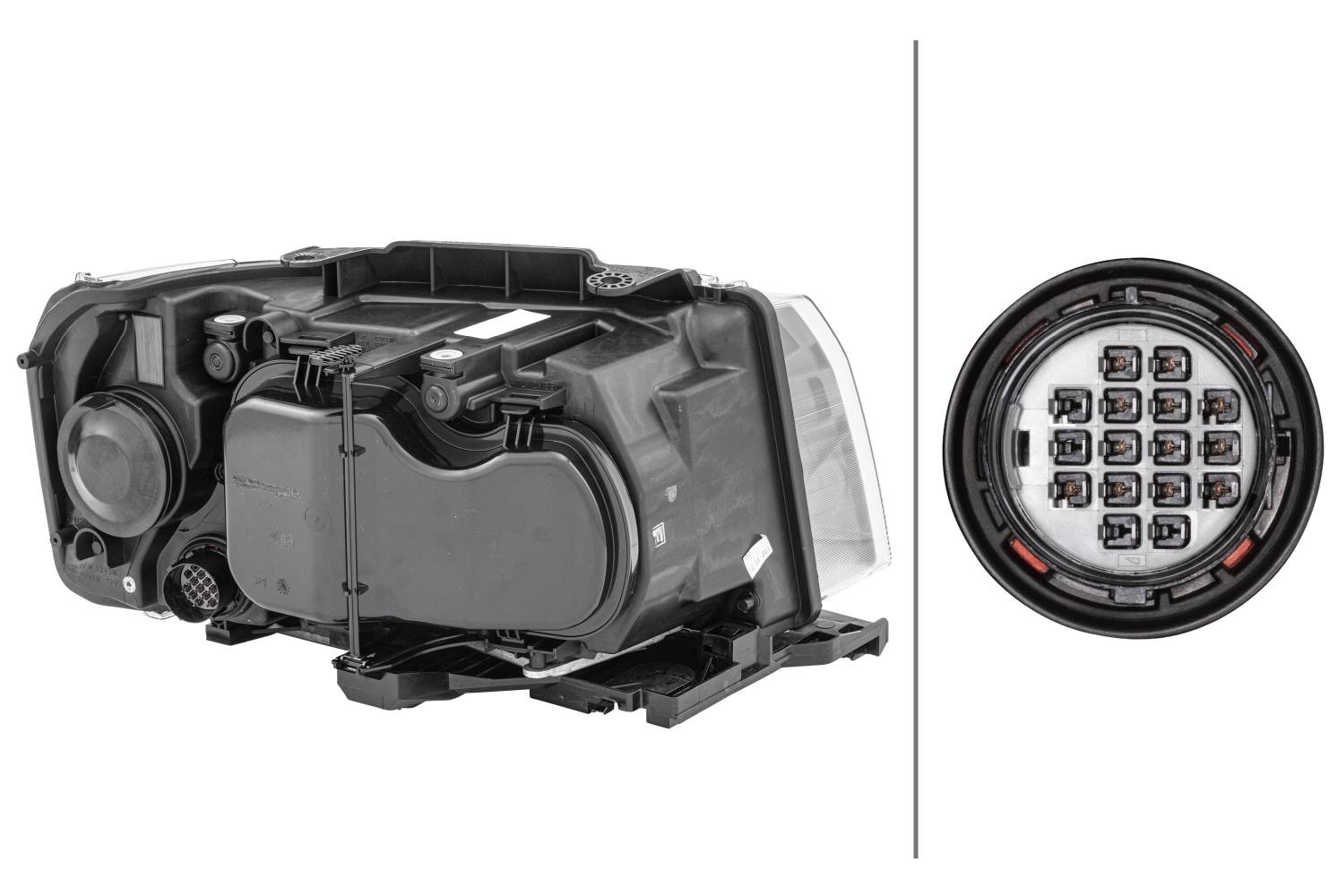 HELLA 1EL 354 813-091 Bi-Xenon/LED-Hauptscheinwerfer - links - für u.a. Land Rover Freelander 2 (L35