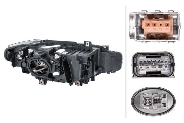 HELLA 1EL 354 983-111 Bi-Xenon/LED-Hauptscheinwerfer - links - für u.a. BMW 3 (F30, F80)