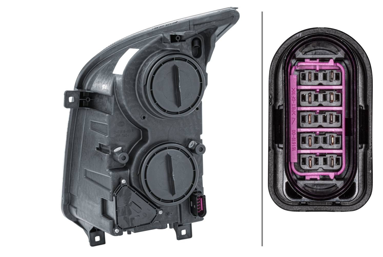 HELLA 1ER 011 592-061 FF-Hauptscheinwerfer - rechts - für u.a. VW Crafter 30-50 Box (2E_)