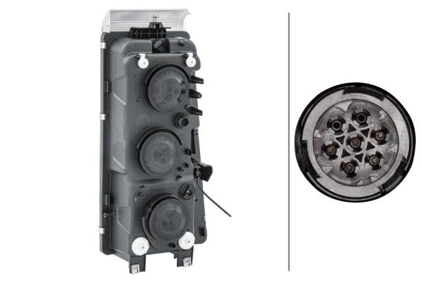 HELLA 1ER 246 046-511 Halogen-Hauptscheinwerfer - links - für u.a. Renault Trucks Magnum