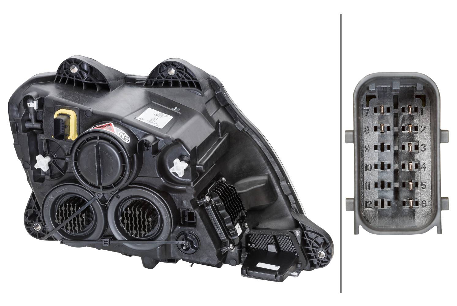 HELLA 1EX 010 116-711 FF/Halogen/LED-Hauptscheinwerfer - links