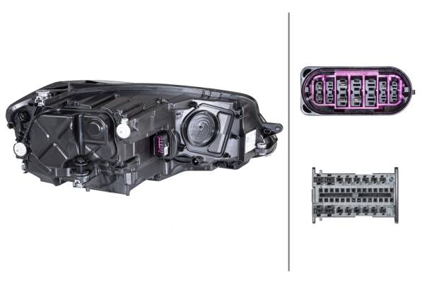 HELLA 1EX 013 924-691 LED-Hauptscheinwerfer - links - für u.a. VW Golf VII (5G1, Bq1, Be1, Be2)