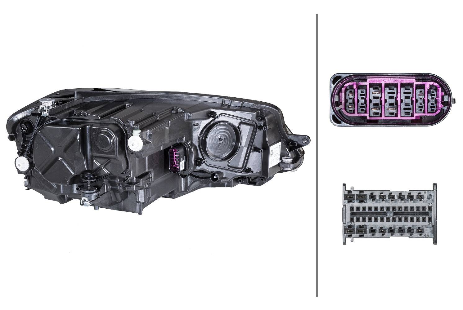 HELLA 1EX 013 924-691 LED-Hauptscheinwerfer - links - für u.a. VW Golf VII (5G1, Bq1, Be1, Be2)