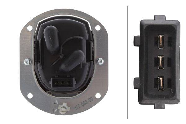 HELLA 1F0 010 293-001 FF-Fernscheinwerfer - 90mm Essential - 12V - rund - Einbau - Lichtscheibenfarb