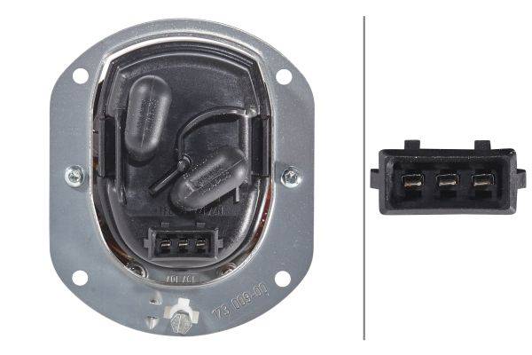 HELLA 1F0 010 293-011 FF-Fernscheinwerfer - 90mm Essential - 24V - Einbau