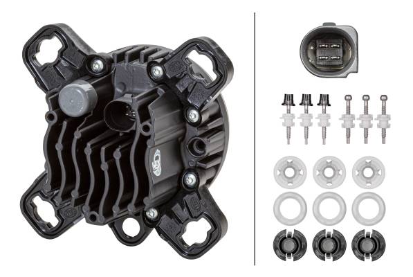 HELLA 1F0 011 988-131 DE/LED-Fernscheinwerfer - 90mm Performance L4060 - 12/24V - rund - Einbau - Li