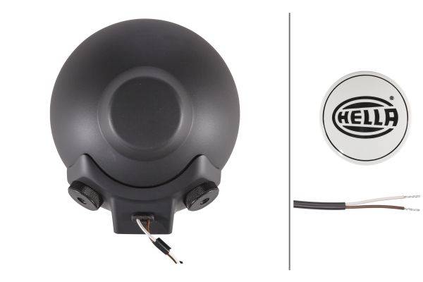HELLA 1F3 009 094-181 Halogen-Fernscheinwerfer - Luminator Compact - 12V - rund - Referenzzahl: 37.5