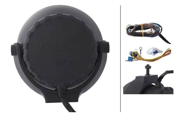 HELLA 1F3 009 094-311 Xenon-Fernscheinwerfer - Luminator Compact Xenon - 12V - rund - Referenzzahl: