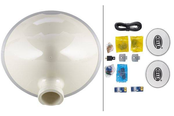 HELLA 1F4 007 893-921 FF/Halogen-Fernscheinwerfersatz - Comet FF 200 - 12V - oval - Referenzzahl: 17