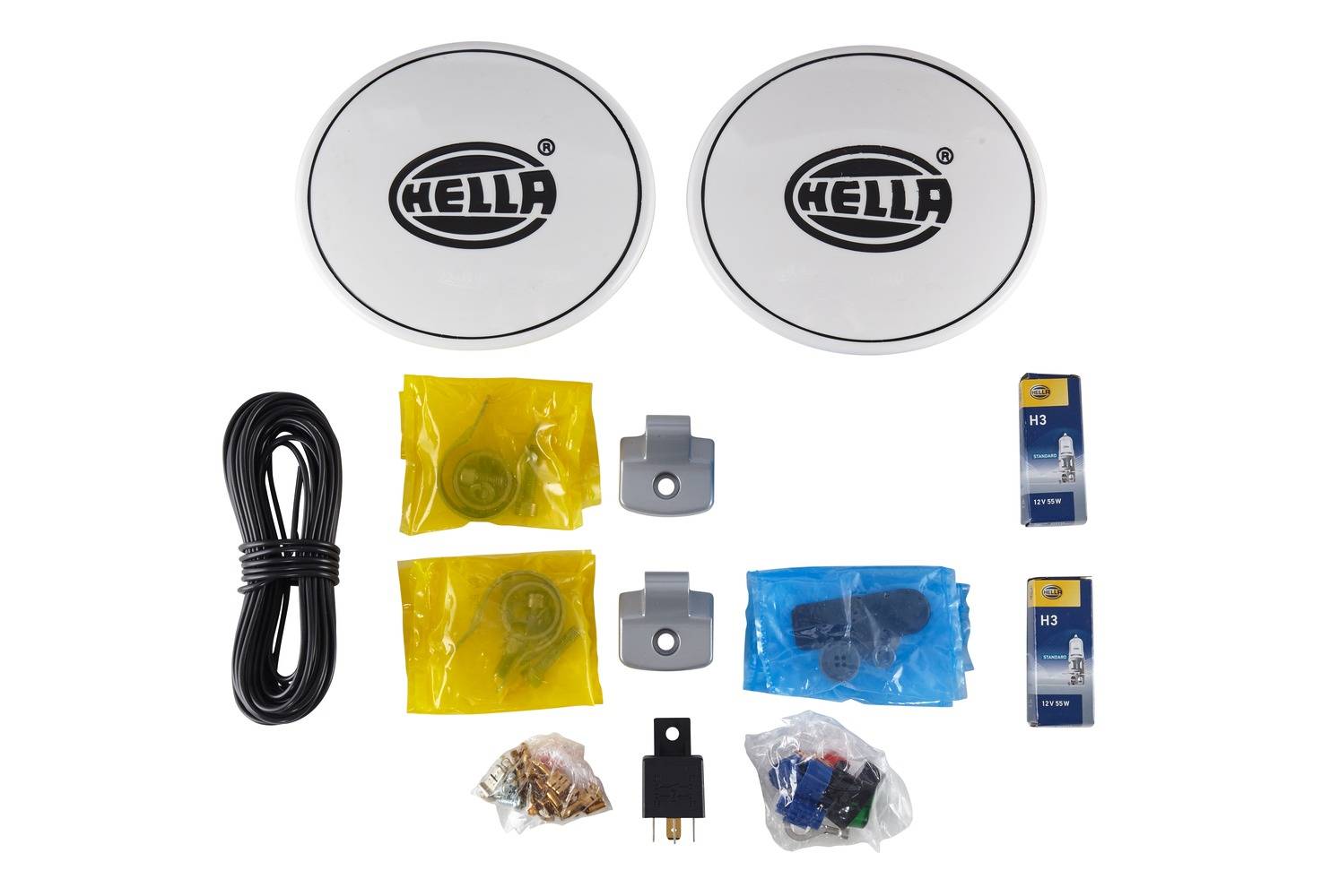 HELLA 1F4 007 893-921 FF/Halogen-Fernscheinwerfersatz - Comet FF 200 - 12V - oval - Referenzzahl: 17