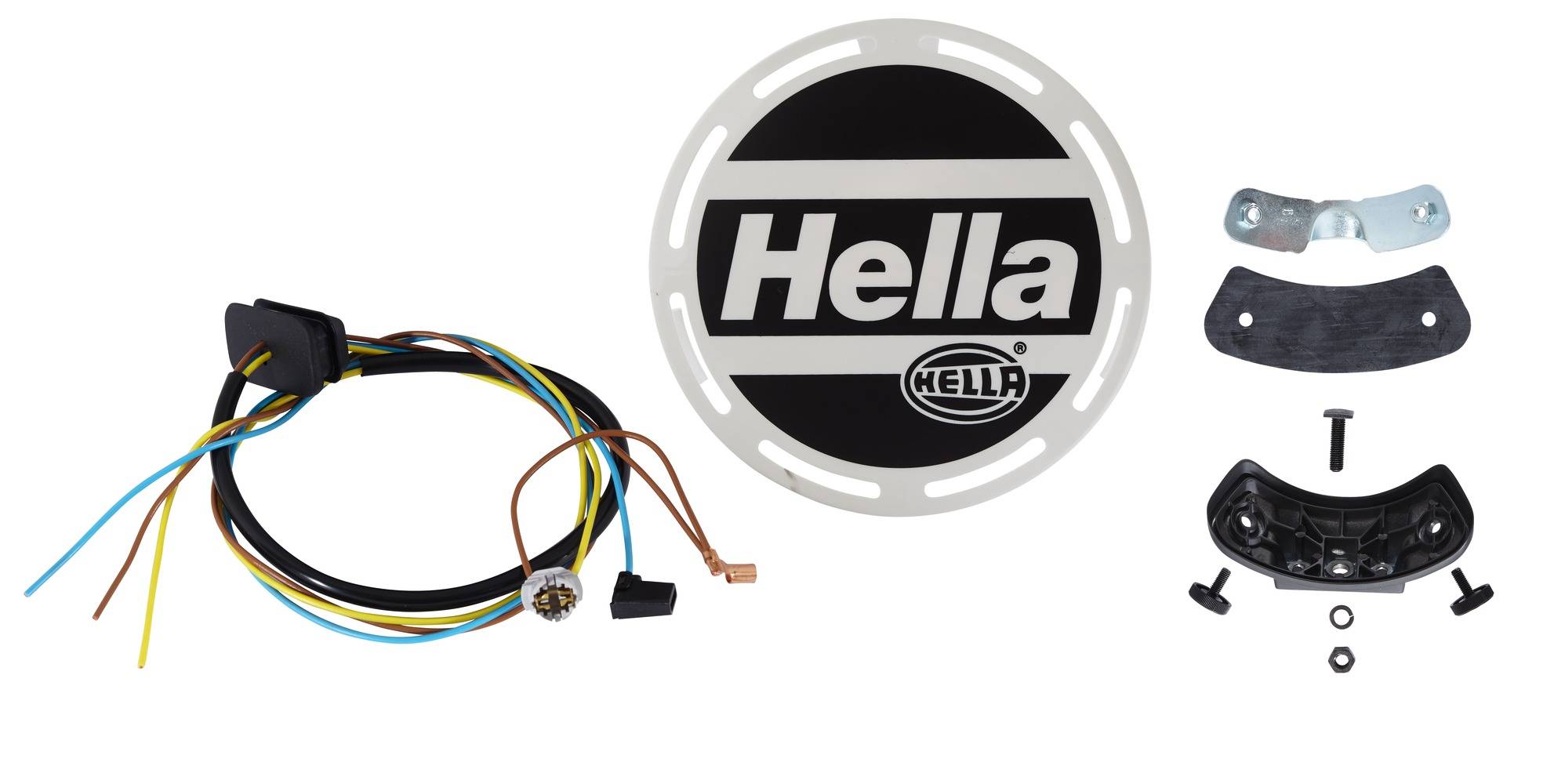 HELLA 1F8 007 560-011 Fernscheinwerfer - Luminator Metal - 12/24V - rund - Referenzzahl: 17.5 - Anba