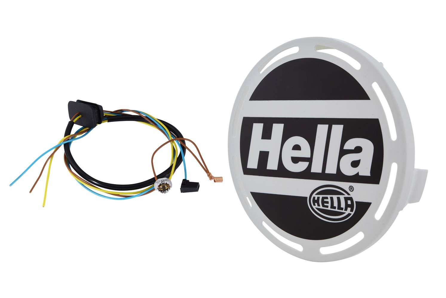 HELLA 1F8 007 560-101 Halogen-Fernscheinwerfer - Rallye 4000 Metal - 12V - Anbau