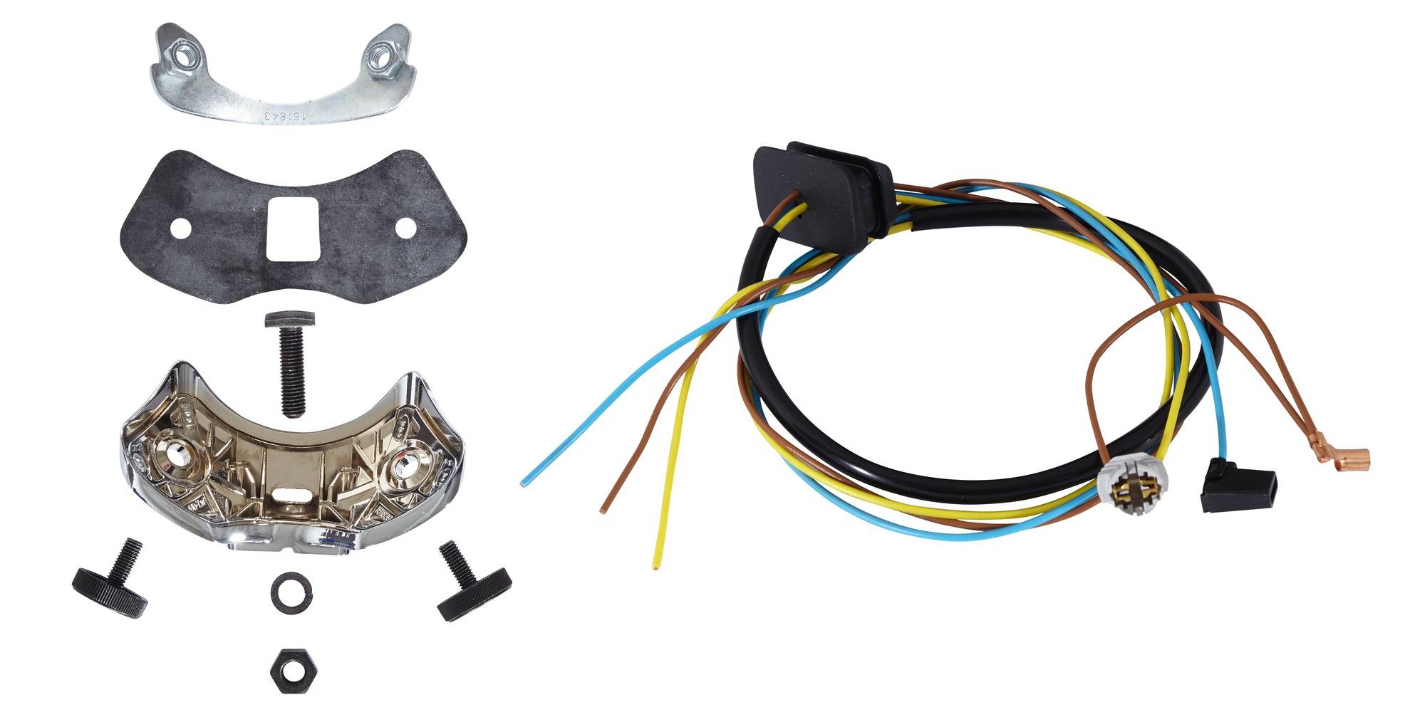 HELLA 1F8 007 560-311 FF/Halogen-Fernscheinwerfer - Luminator Chromium - 12/24V - rund - Referenzzah