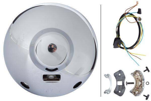 HELLA 1F8 007 560-341 FF/Halogen-Fernscheinwerfer - Luminator Chromium - 12/24V - rund - Referenzzah