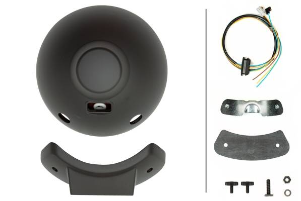 HELLA 1F8 007 560-301 FF/Halogen-Fernscheinwerfer - Luminator Metal - 12/24V - rund - Referenzzahl: