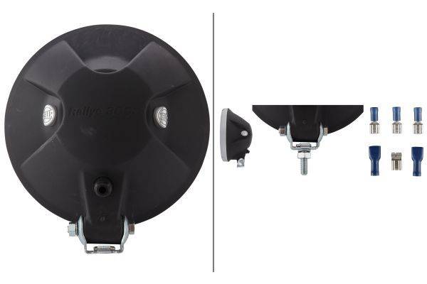 HELLA 1F8 009 797-031 FF/Halogen-Fernscheinwerfer - Rallye 3003 - 12/24V - rund - Referenzzahl: 37.5