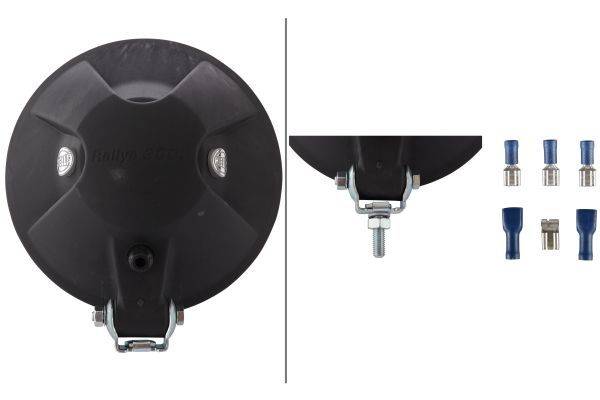 HELLA 1F8 009 797-321 FF/Halogen-Fernscheinwerfer - Rallye 3003 - 12/24V - rund - Referenzzahl: 50 -