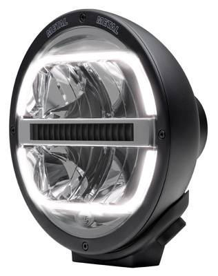 HELLA 1F8 016 560-011 Fernscheinwerfer - Luminator LED - 12/24V - rund - Referenzzahl: 50 - Anbau -