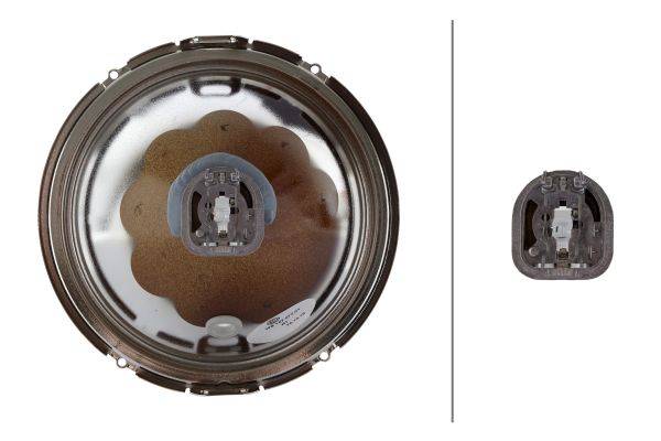 HELLA 1F8 147 077-011 Halogen-Scheinwerfereinsatz, Fernscheinwerfer - Rallye 3000 - 12/24V - Referen
