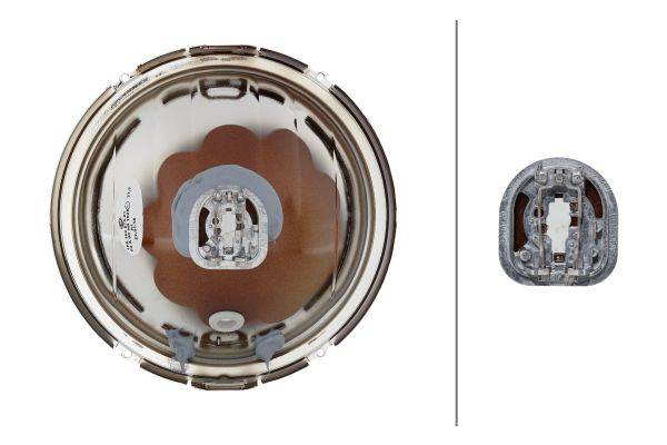 HELLA 1F8 162 873-011 Halogen-Scheinwerfereinsatz, Fernscheinwerfer - Rallye 3000 - 12/24V - Referen