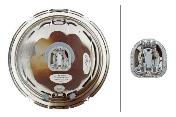 HELLA 1F8 162 874-011 Halogen-Scheinwerfereinsatz, Fernscheinwerfer - Rallye 3000 - 12/24V - Referen