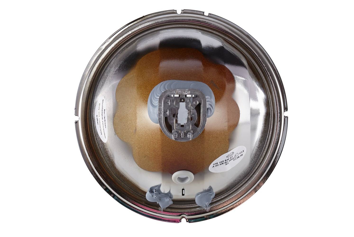 HELLA 1F8 165 946-011 Halogen-Scheinwerfereinsatz, Fernscheinwerfer - Luminator - 12/24V - Referenzz